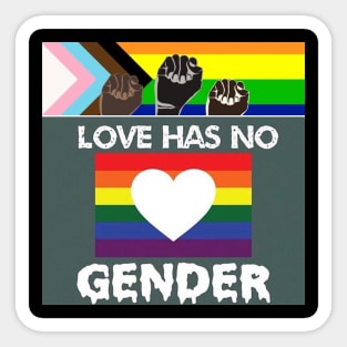 Love has no gender Sticker